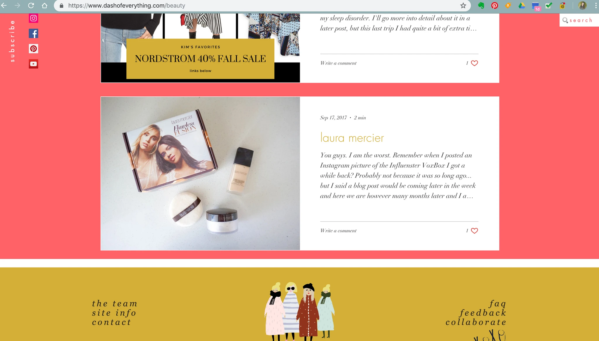 Dash of Everything Blog Design