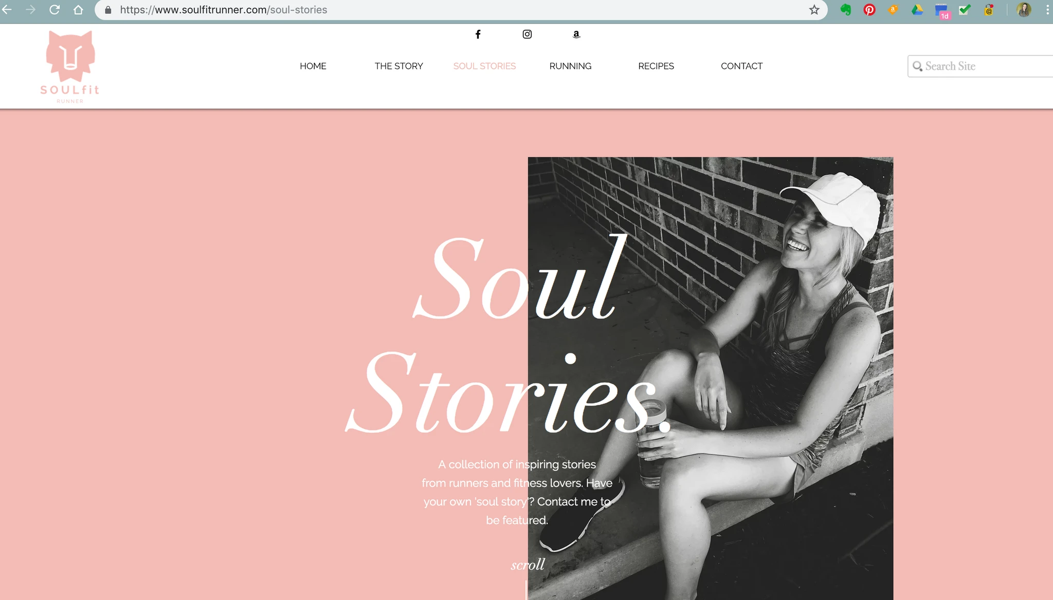 SOULfitRUNNER Website Design