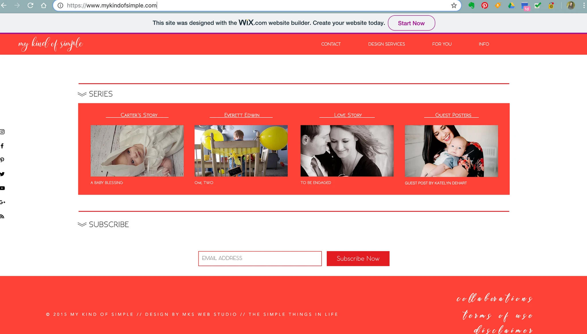 My Kind of Simple Blog Design