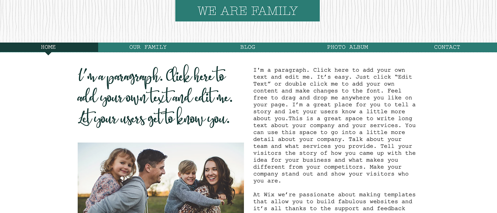 We Are Family