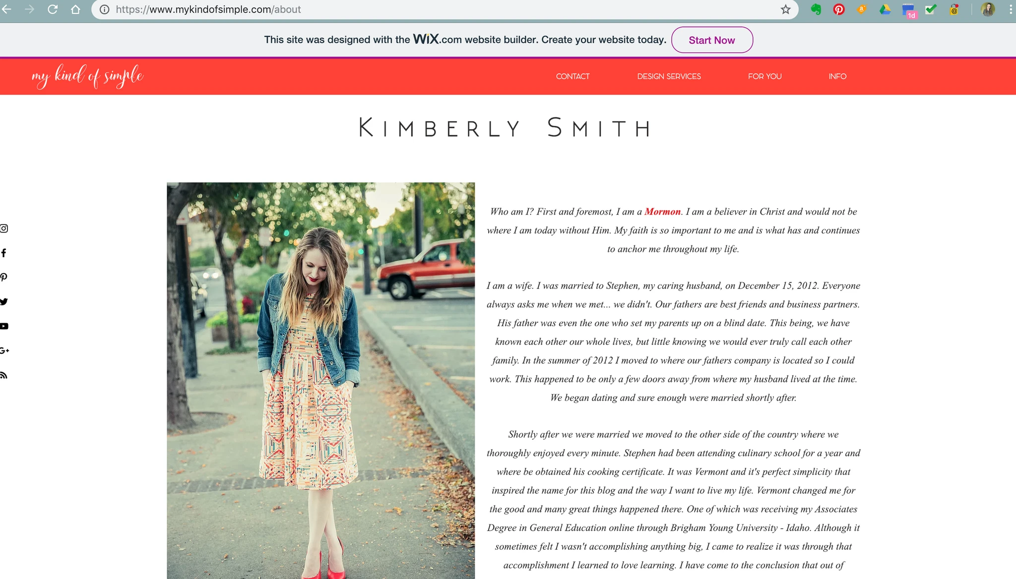 My Kind of Simple Blog Design