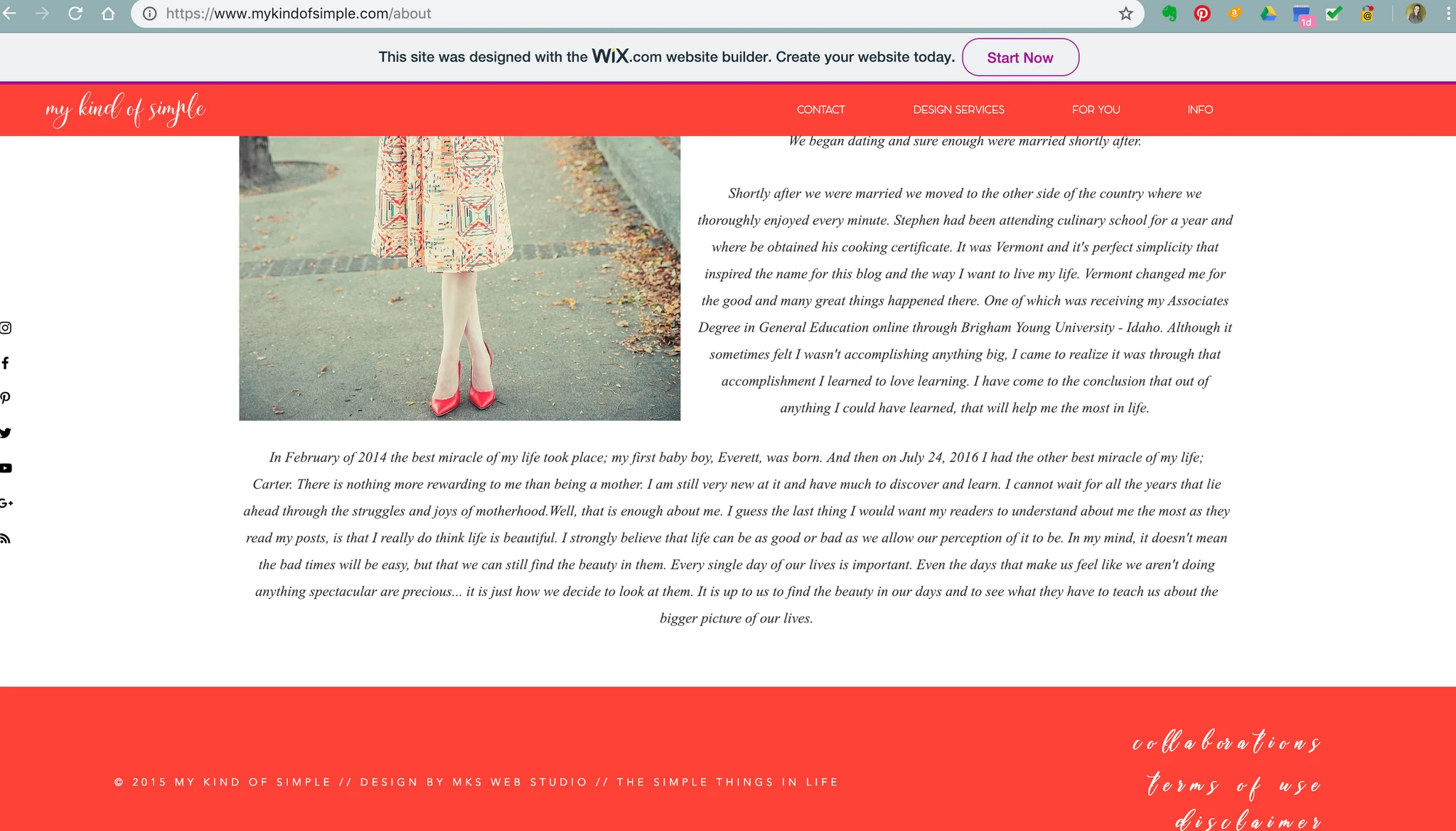 My Kind of Simple Blog Design