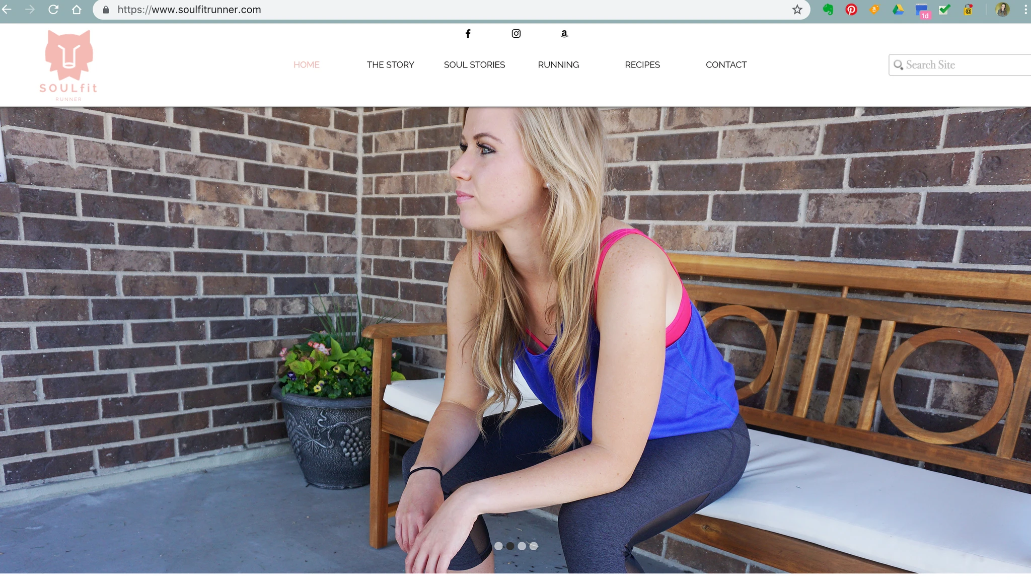 SOULfitRUNNER Website Design