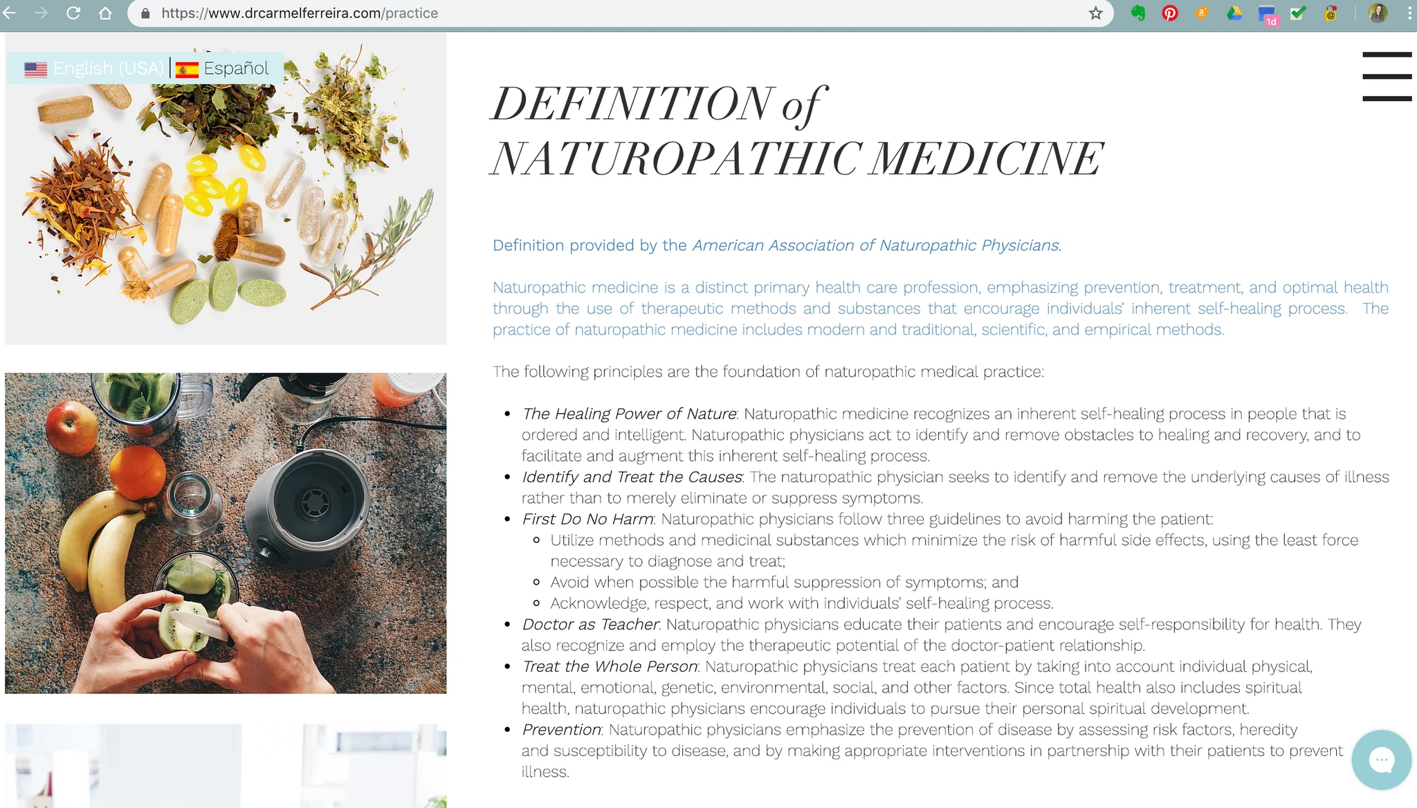 Empowered Healing Center Website Design